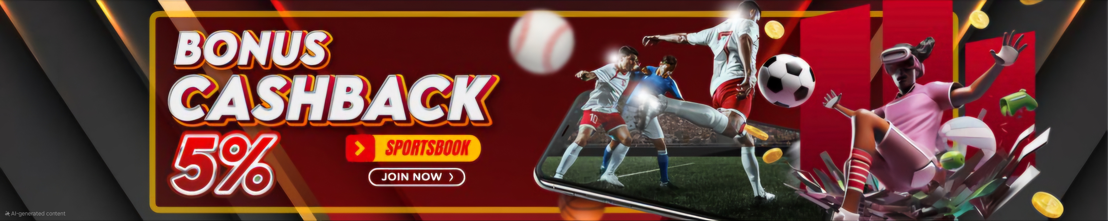 BONUS CASHBACK 5%